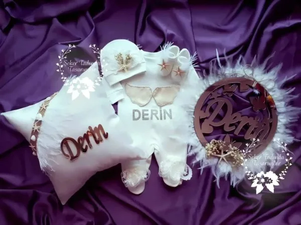 Kız Bebek Deniz Yıldızlı Hastane Çıkış Seti