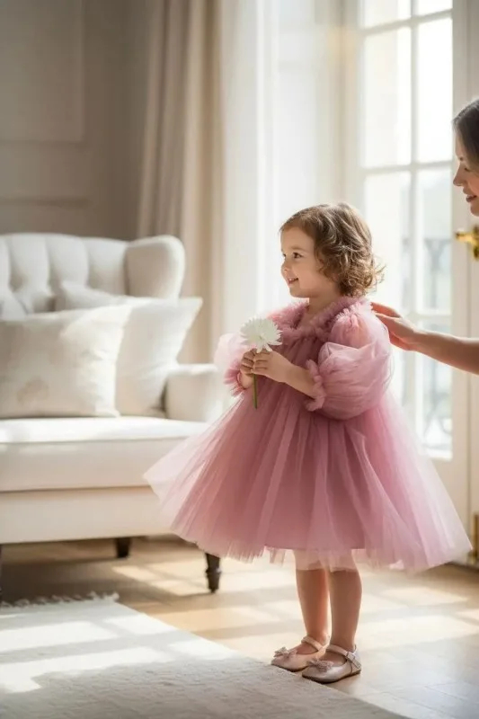 Tütü Elbise - Mürdüm