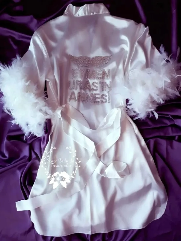 Otrişli Taş Kanatlı Lohusa Sabahlık