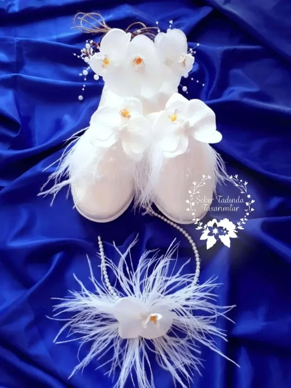Beyaz Orkide 3’lü Set