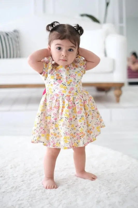 Vintage Elbise 4 - Fuşya