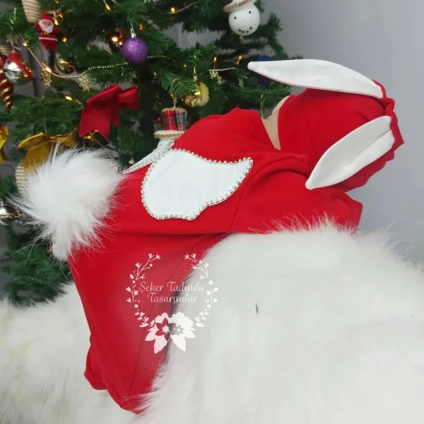 Kırmızı Tavşan Tulum Set