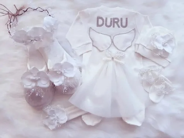 Beyaz Orkide Hastane Çıkış Seti