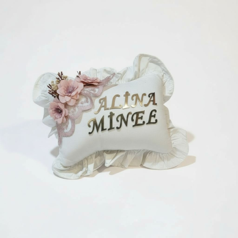 Pudra Detaylı Kız Bebek Hastane Çıkış Seti