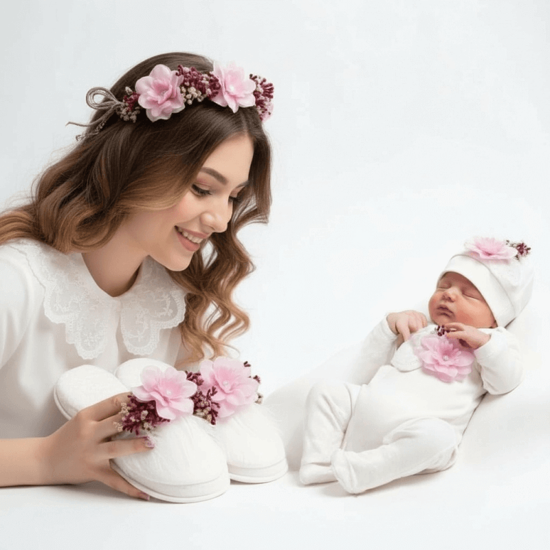 Anne Bebek Lohusa Seti-Pembe