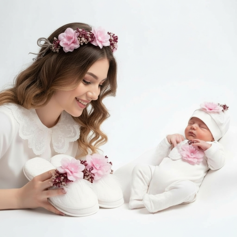 Anne Bebek Lohusa Seti-Pembe