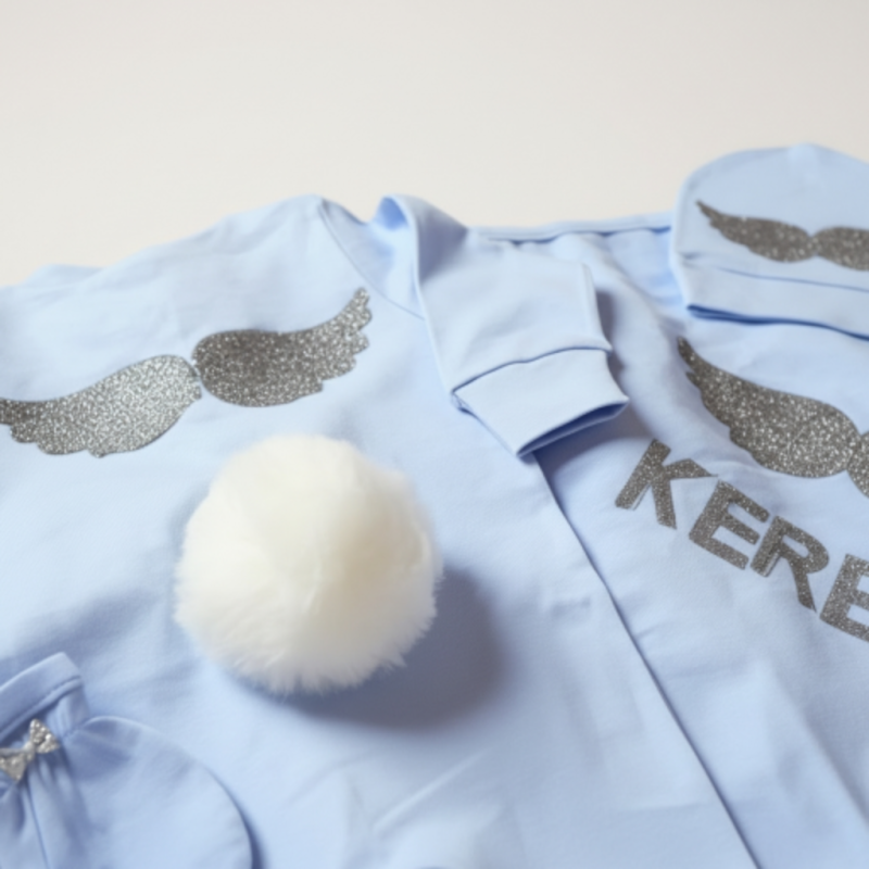 Bebe Mavi Tulum Ve Battaniye Seti