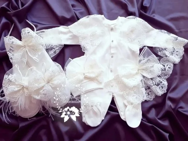 Fransız Güpürlü Hastane Çıkışı Takımı