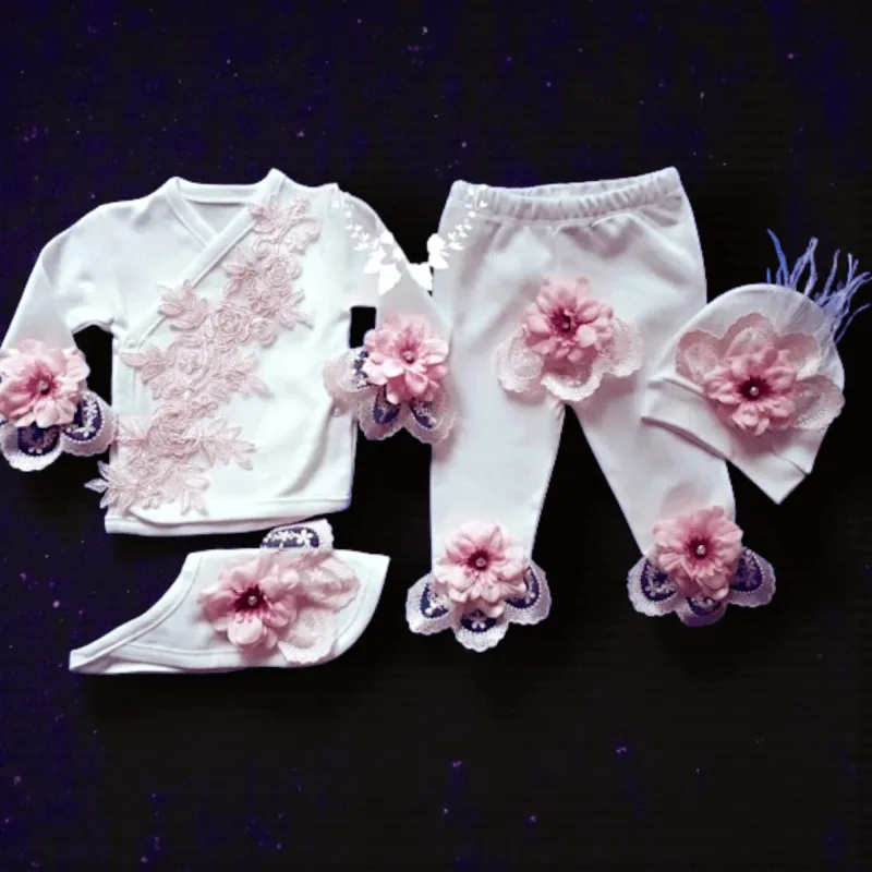 5Li Zıbın Seti %100 Pamuklu