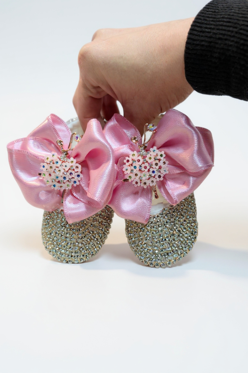 Prenses Işıltısı – Taşlı Bebek Ayakkabısı