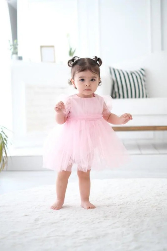 Vintage Elbise 3 - Pembe