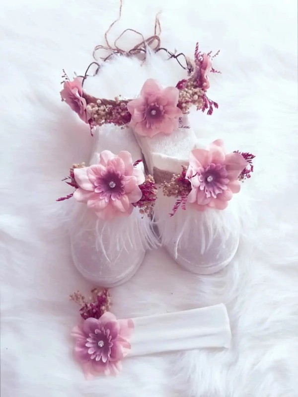 Pembe Cipsolu 3’lü Set