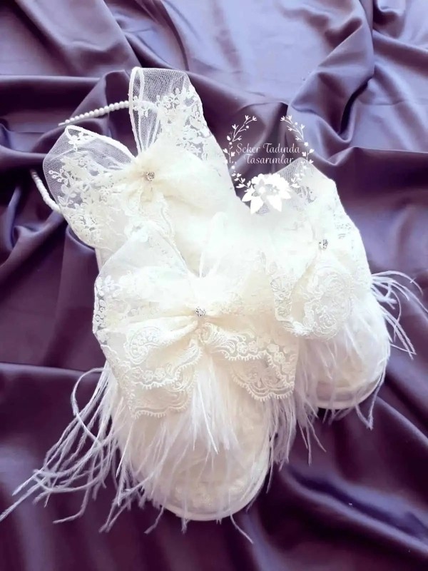 Rüya Lohusa Taç Terlik Seti