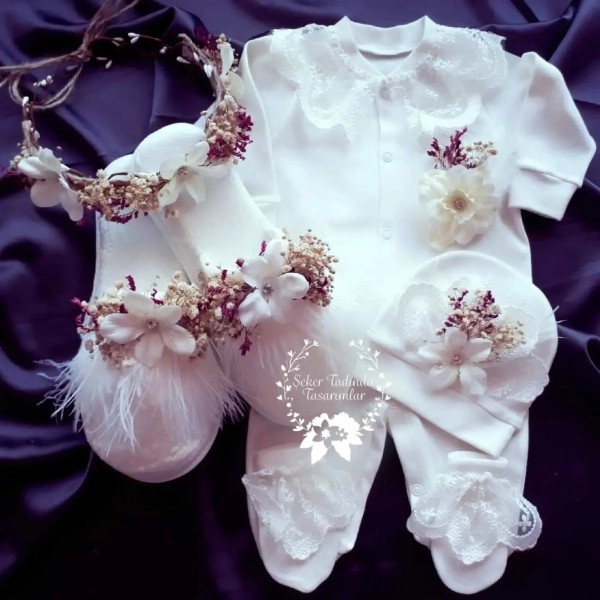 Anne-Bebek Lohusa Seti-Beyaz