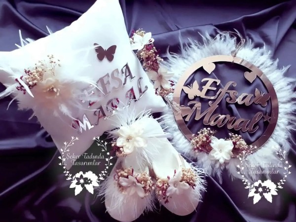 Kız Bebek Hastane Çıkış Seti