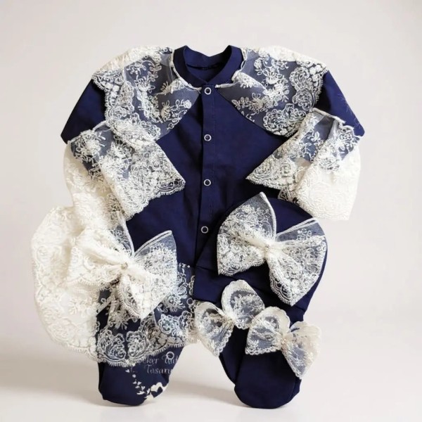 Lacivert Tulum Set-Rüya