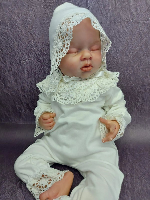 Dantelli Yenidoğan Bebek Tulum Seti